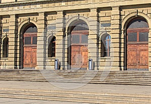 Entrance to the Swiss Federal Institute of Technology in Zurich