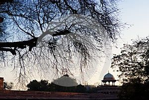 The entrance to Taj Mahal, India