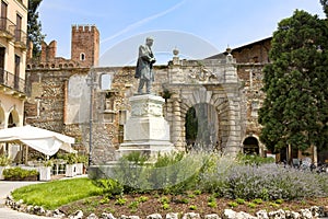 Entrance to Teatro Olimpico in Vicenza photo