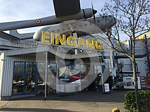Entrance to the Technik Museum Speyer in Germany