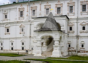 Entrance to the 15th century Prince Oleg`s Palace in Ryazan Kremlin, Russia photo