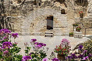 The Garden Tomb in Jerusalem, Israel photo