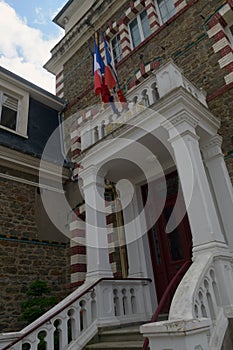 Entrance to the town hall of Dinard