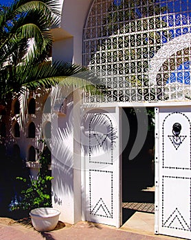 Entrance to Tunisian public house
