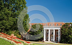 Entrance to university building