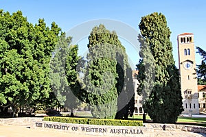 Entrance to the University of Western Australia Campus, Western Australia