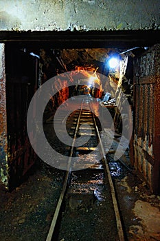 The entrance to the uranium mine