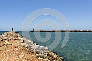 Entrance to the Vilamoura harbor photo