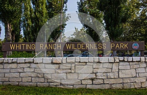 Entrance to Whiting Ranch Wilderness Park