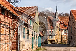 Entrance to the Wichtringhausen manor in Barsinghausen