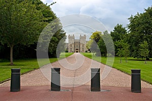 Entrance to the Windsor castle. UK