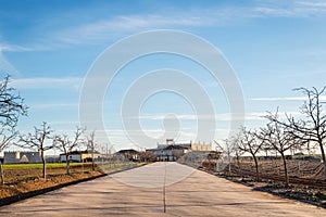 Entrance to a winery in Rueda, Valladolid photo