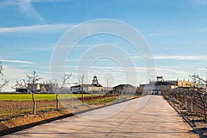 Entrance to a winery in Rueda, Valladolid photo