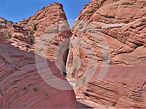 Entrance to Wire Pass Slot Canyon