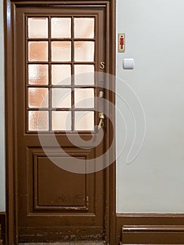 entrance to the women's WC in the vicinity of the hemicycle in the Portuguese Assembly of the Republic. photo