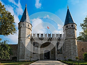 Entrance of the Topkapi palace,