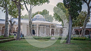 Entrance of Topkapi Palace in Istanbul, Turkey