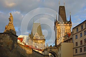 Entrance towers of Charles Bridge