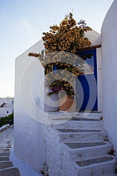 Entrance from a traditional Cycladic house