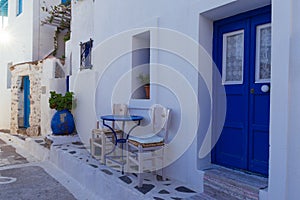 Entrance from a traditional Cycladic house