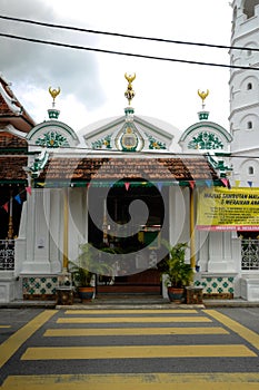 Entrance of The Tranquerah Mosque or Masjid Tengkera