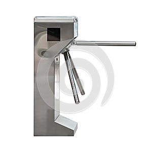 Entrance turnstile isolated