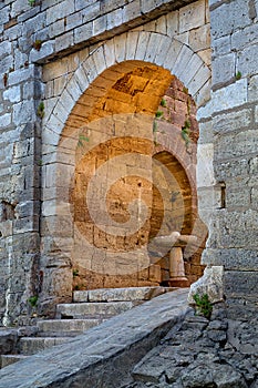 The entrance of Vidin bulwark from Danube