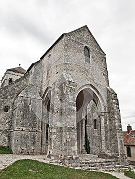 Entrance of the XIII century church.