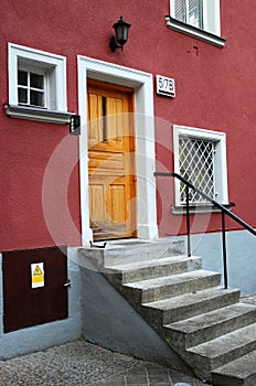 Entrance zone of a house