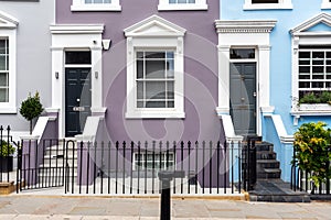 Entrances to some typical english row houses