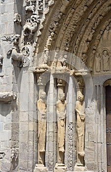 Entrande door of Santa Maria la Real, Sanguesa,