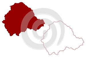 Entremont District (Switzerland, Swiss Confederation, Canton of Valais or Wallis)