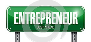 Entrepreneur sign illustration design