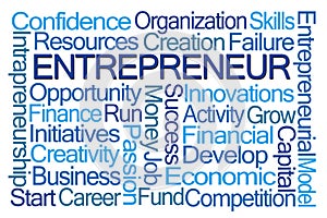 Entrepreneur Word Cloud photo