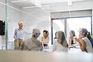 Entrepreneurs and business people conference in meeting room