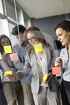 Entrepreneurs and business people conference in modern meeting room