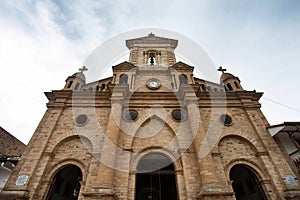 Entrerrios, Antioquia Colombia - March 5, 2023. The Church of Our Lady of Sorrows is a Colombian temple of Catholic worship photo