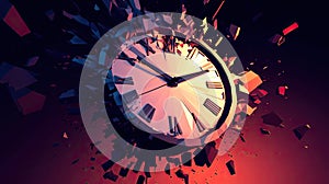 entropy collapsing clock