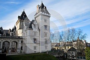 The entry of the Castel of Pau in France photo