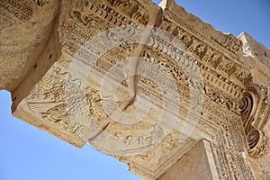 Entry Gate Ceiling Relief, Temple of Bacchus