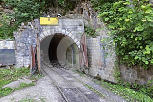 Entry gate to coal mine