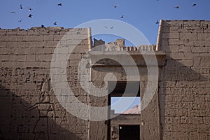 Entry of Karnak\'s temple