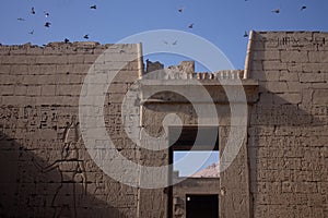 Entry of Karnak\'s temple photo