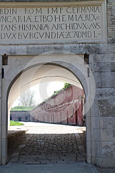 Entry to internal Fortress of Komarno