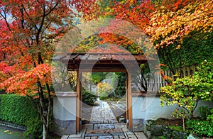 Entryway in Japanese Garden