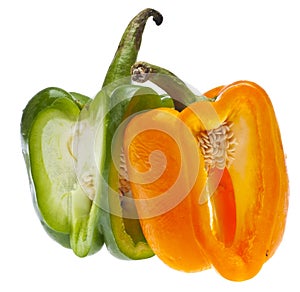 Entwined Bell Peppers