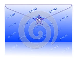 Envelop and email symbol photo