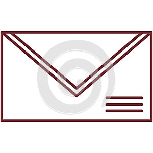 Envelop vector mail icon email letter symbol