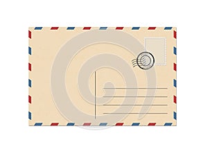 Envelope air mail.