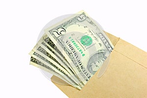 Envelope of cash